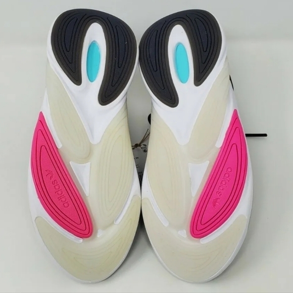 Adidas Womens Size 7.5 Ozelia W Pink Core Black Cloud White Shoes H04266 New - Picture 12 of 12